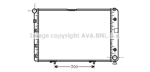 Radiateur refroidissement moteur AVA QUALITY COOLING MS2077