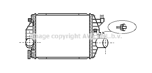 Intercooler (échangeur) AVA QUALITY COOLING MS4357