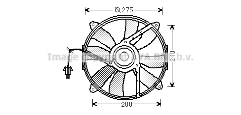 Ventilateur de refroidissement du moteur AVA QUALITY COOLING MS7520