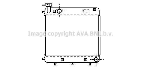 Radiateur de moteur AVA QUALITY COOLING MSA2085