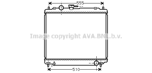 Radiateur de moteur AVA QUALITY COOLING MT2109