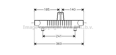 Radiateur d'huile AVA QUALITY COOLING PE4404