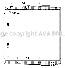 Radiateur de moteur AVA QUALITY COOLING SC2046