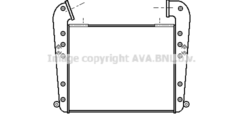 Radiateur d'air (Intercooler) AVA QUALITY COOLING SC4011