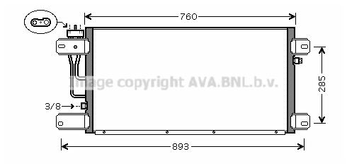 Condenseur AVA QUALITY COOLING SC5019