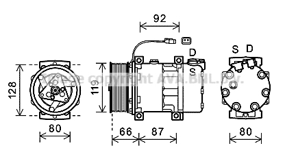 Compresseur AVA QUALITY COOLING SCAK040