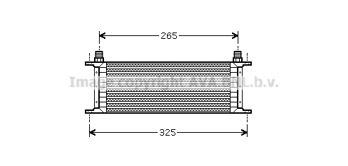 Radiateur d'huile AVA QUALITY COOLING SZ3068