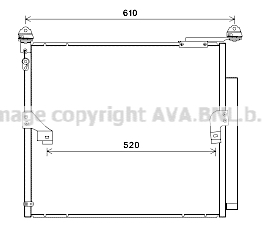 Condenseur de climatisation AVA QUALITY COOLING TO5677D