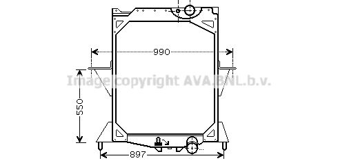 Radiateur AVA QUALITY COOLING VLA2042