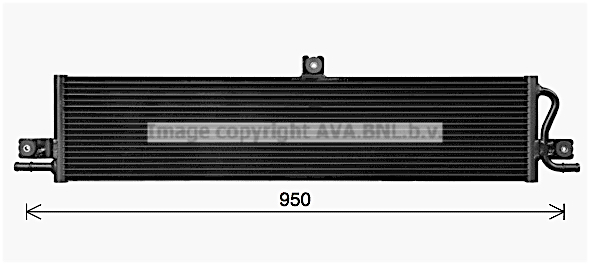 Radiateur de moteur AVA QUALITY COOLING VL2102