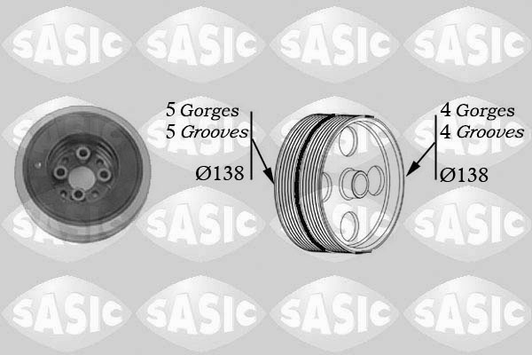 Poulie Damper SASIC 2156004