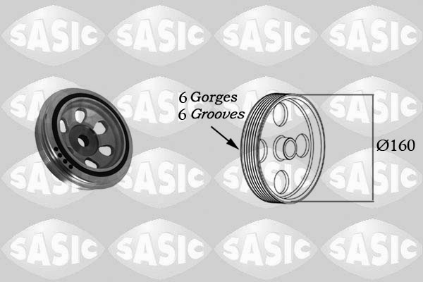 Poulie Damper SASIC 2156053