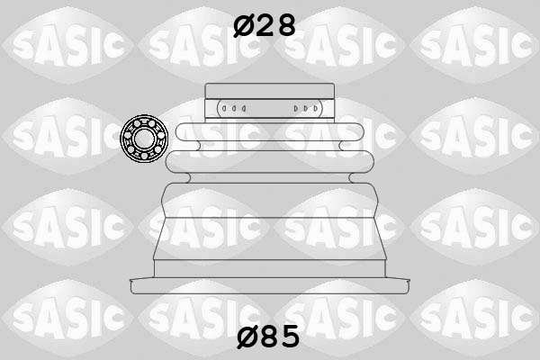 Soufflet de cardan SASIC 4003451