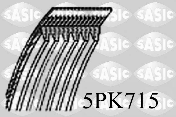 Courroie d'accessoires SASIC 5PK715