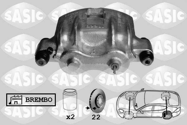 Etrier de frein SASIC 6506041