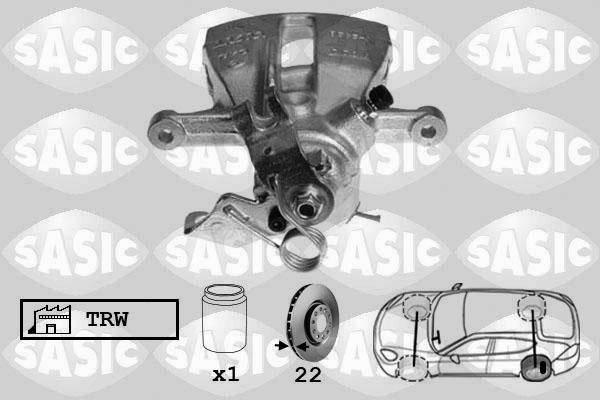 Etrier de frein SASIC 6506134