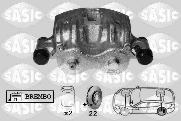 Etrier de frein SASIC 6506160