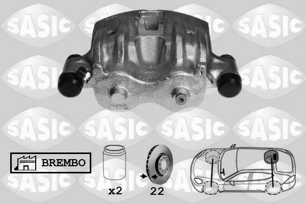 Etrier de frein SASIC 6506161