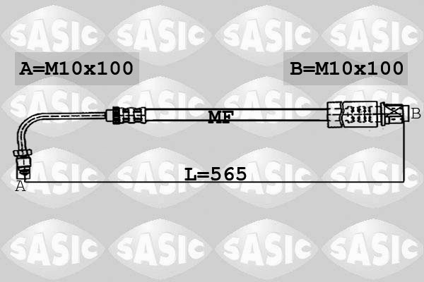 Flexible de frein SASIC 6600022