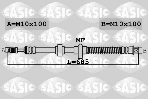 Flexible de frein SASIC 6600057