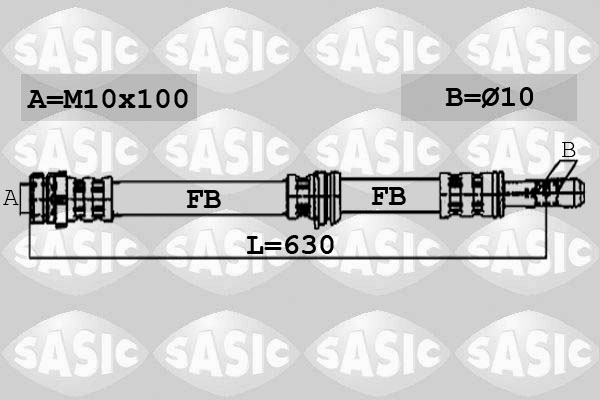 Flexible de frein SASIC 6600059