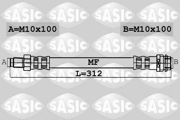 Flexible de frein SASIC 6606034