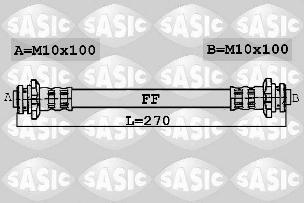 Flexible de frein SASIC 6606036