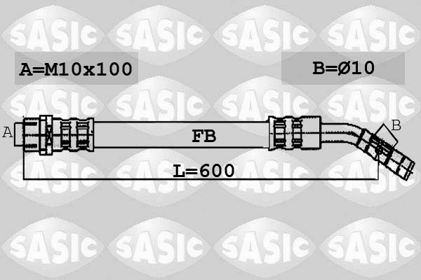 Flexible de frein SASIC 6606094