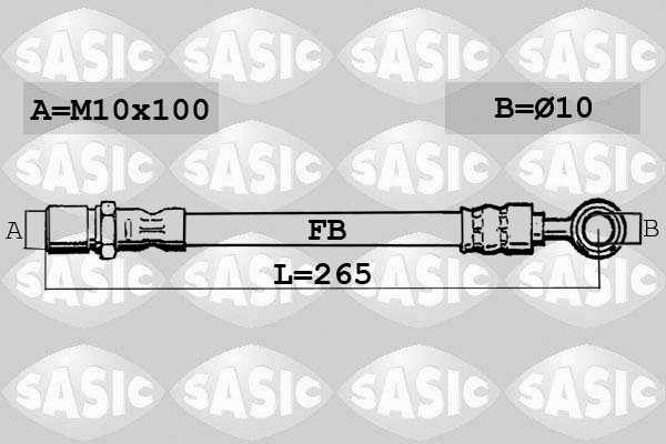 Flexible de frein SASIC 6606143