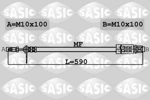 Flexible de frein SASIC 6606148