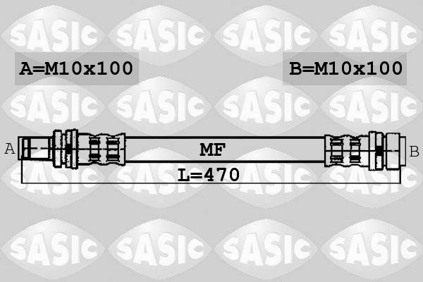 Flexible de frein SASIC 6606189