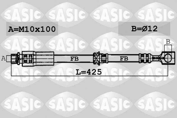 Flexible de frein SASIC 6606215