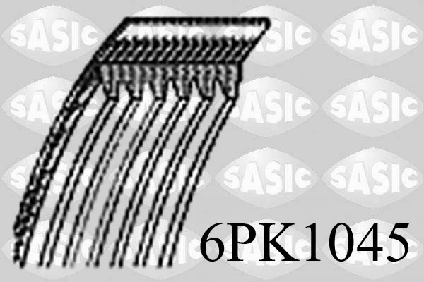 Courroie d'accessoires SASIC 6PK1045