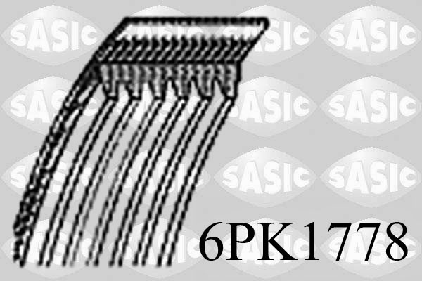 Courroie d'accessoires SASIC 6PK1778