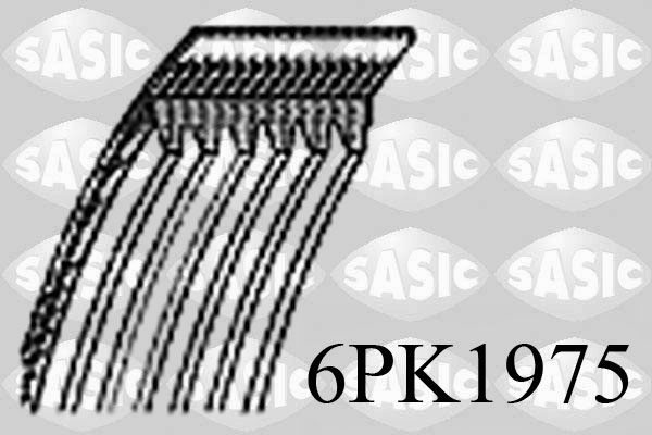Courroie d'accessoires SASIC 6PK1975
