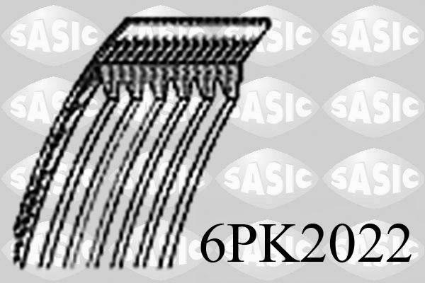 Courroie d'accessoires SASIC 6PK2022