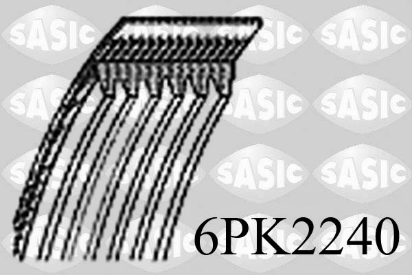 Courroie d'accessoires SASIC 6PK2240