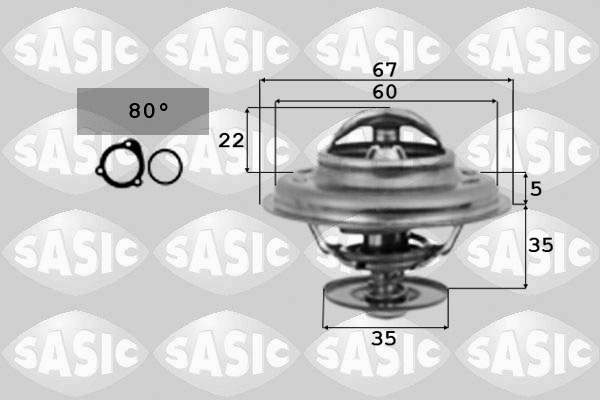 Thermostat d'eau SASIC 9000337