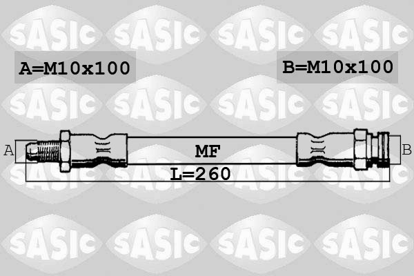 Flexible de frein SASIC SBH0168