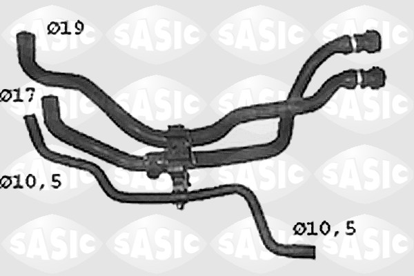 Durite de refroidissement SASIC SWH4308