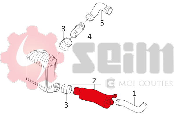 Gaine de suralimentation SEIM 981019