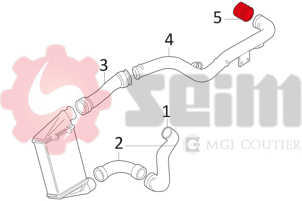 Gaine de suralimentation SEIM 981057