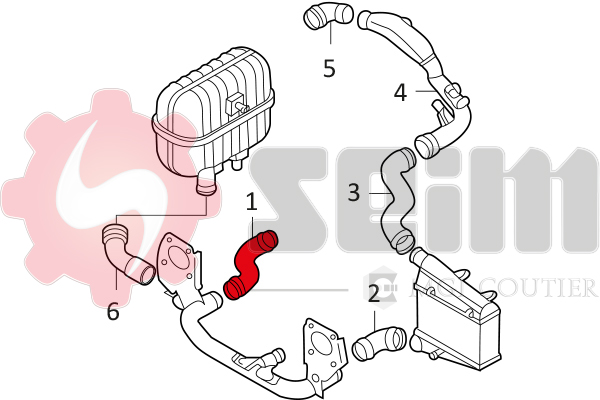 Gaine de suralimentation SEIM 981062