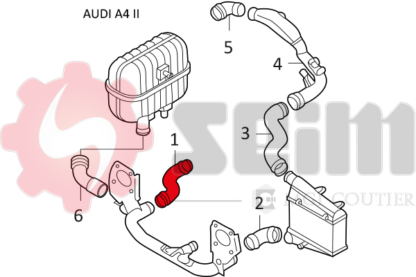 Gaine de suralimentation SEIM 981064