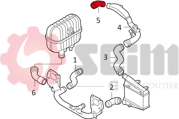 Gaine de suralimentation SEIM 981071