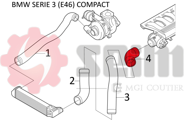 Gaine de suralimentation SEIM 981095