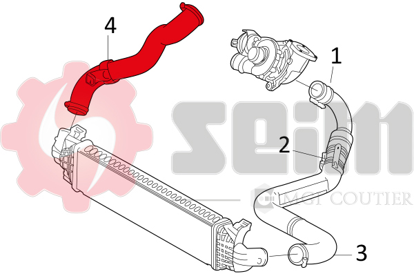 Gaine de suralimentation SEIM 981231