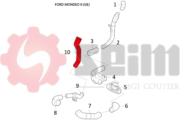 Gaine de suralimentation SEIM 981274