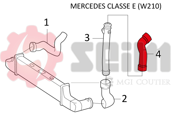 Gaine de suralimentation SEIM 981358