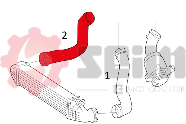 Gaine de suralimentation SEIM 981403